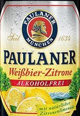 Paulaner Weissbier zitrone 0 procent